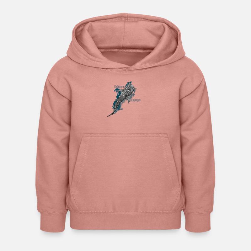 Galapagos Requin Baleine - Sweat à capuche Enfant - rose poudré