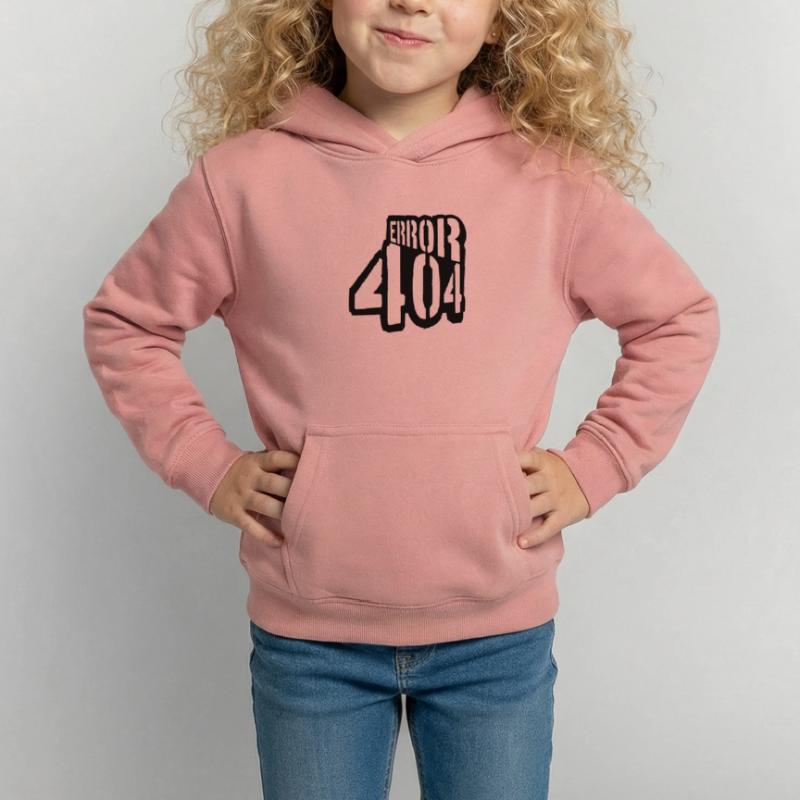 Problem Error 404 Message Kids Hoodie