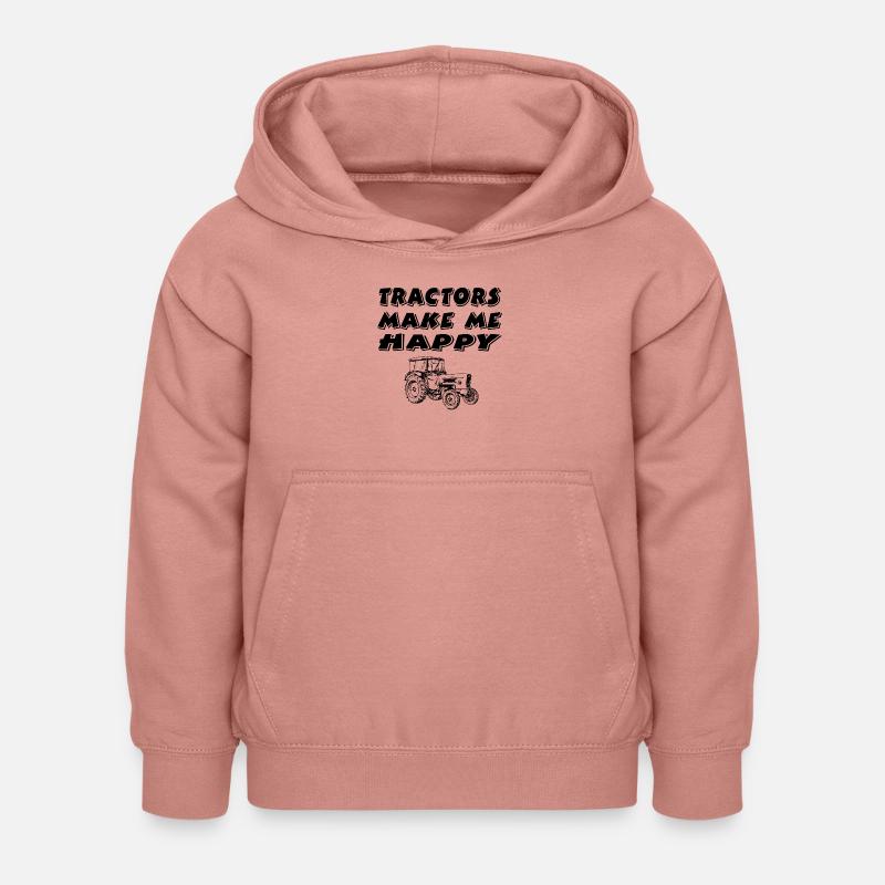 Traktor - Kinder Hoodie - Altrosa