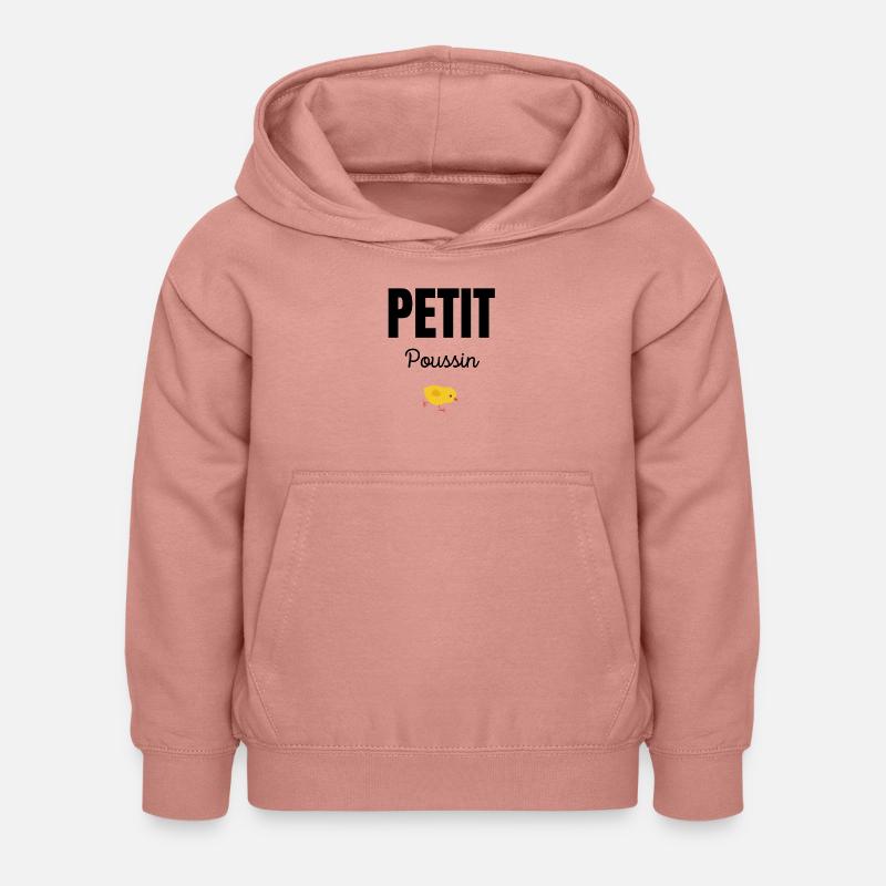 petit poussin - Sweat à capuche Enfant - rose poudré