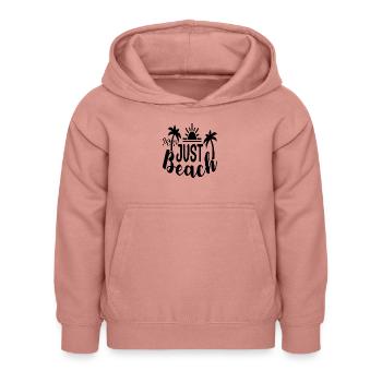 Just Beach - Kinder Hoodie - Altrosa - Vorne - AI Model Kid Female (0cm)
