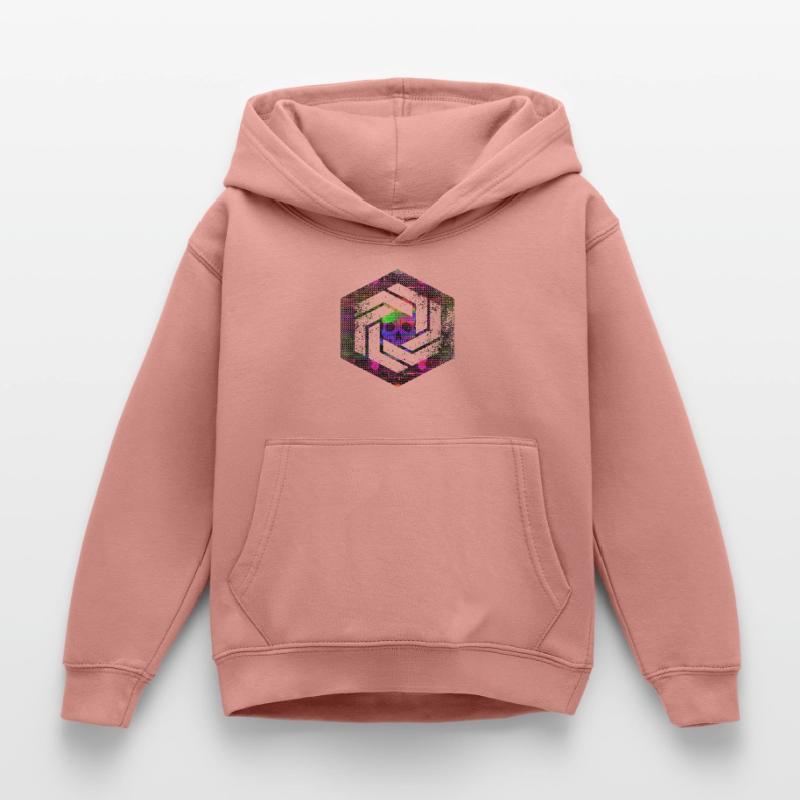 Hexagon-Programmierung Programmierer Codierung geometrisch Kinder Hoodie