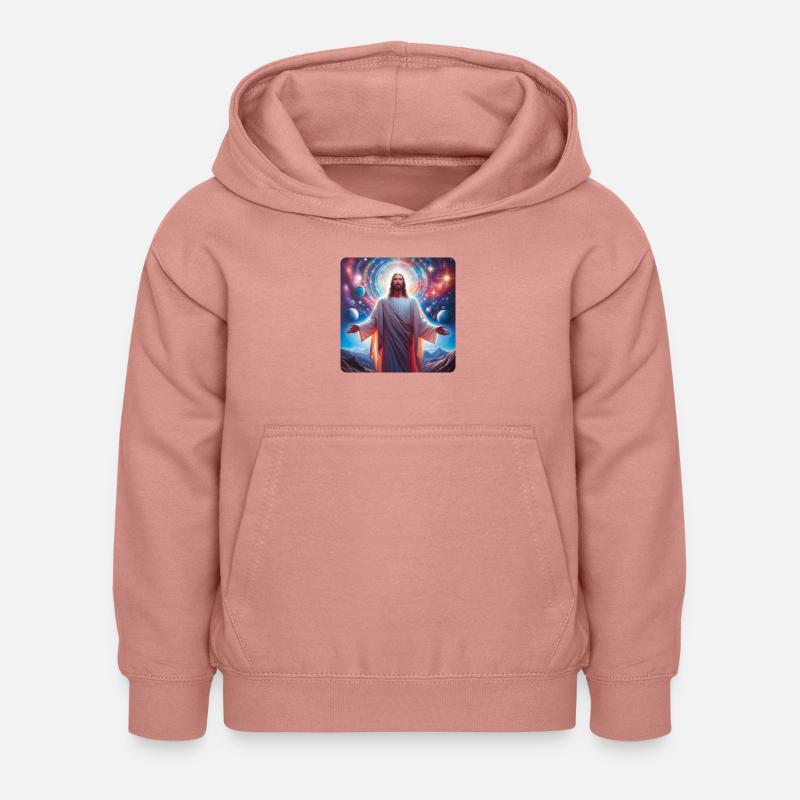 Image 37 - Sweat à capuche Enfant - rose poudré