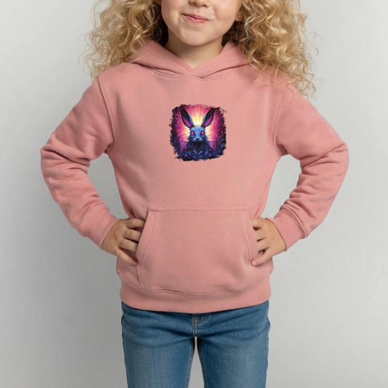 happy easter easter 2022 easter bunny awesome Kinder Hoodie