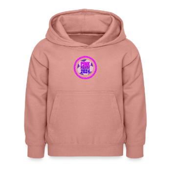 Pink Party EM 2024 - Kinder Hoodie - Altrosa - Vorne - AI Model Kid Female (0cm)