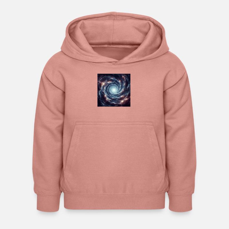 vortex - Sweat à capuche Enfant - rose poudré