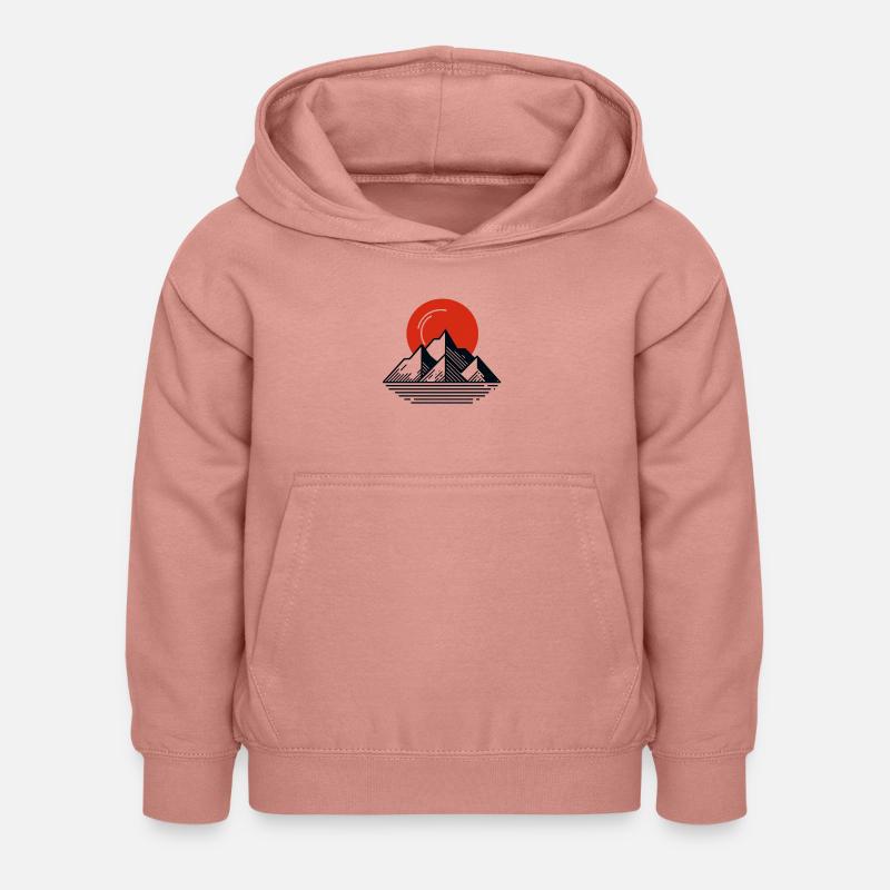 Midnight Sun Summit - Kinder Hoodie - Altrosa