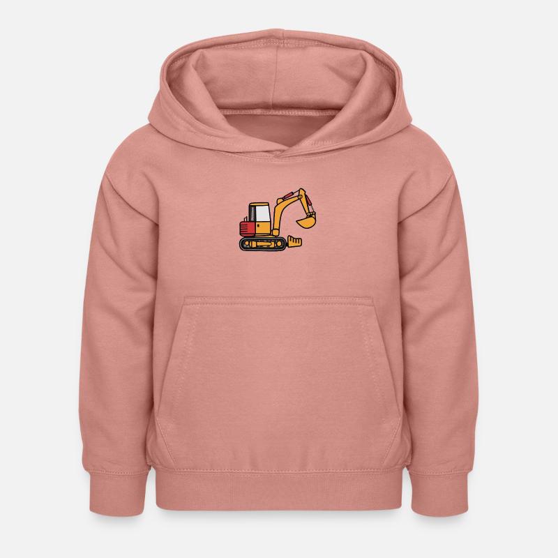 Kinder Bagger - Kinder Hoodie - Altrosa