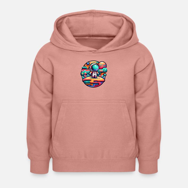 Petit astronaute - Sweat à capuche Enfant - rose poudré