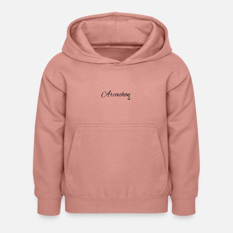 Arcachon - Sweat à capuche Enfant - rose poudré
