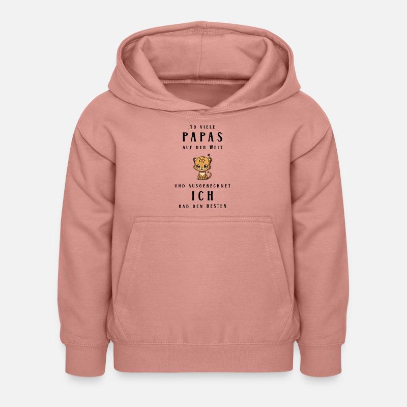 Bester Papa - Kinder Hoodie - Altrosa
