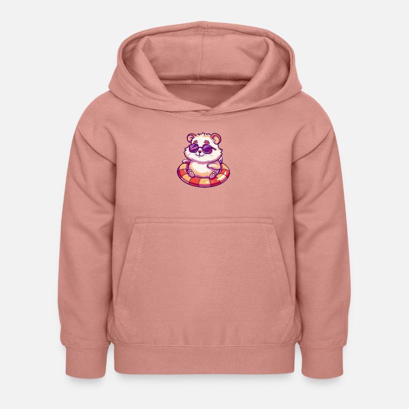 Hamster Comic Cool - Kinder Hoodie - Altrosa