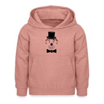 clown - Sweat à capuche Enfant - rose poudré - Devant - AI Model Kid Female (0cm)