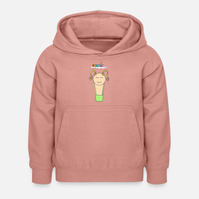 Ballon - Sweat à capuche Enfant - rose poudré
