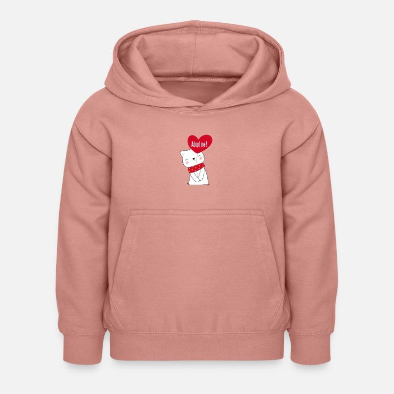 CAdopte-moi - Chat - Kinder Hoodie - Altrosa