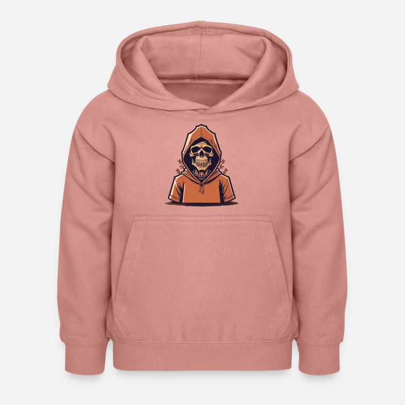 La mort dans le quartier - Sweat à capuche Enfant - rose poudré