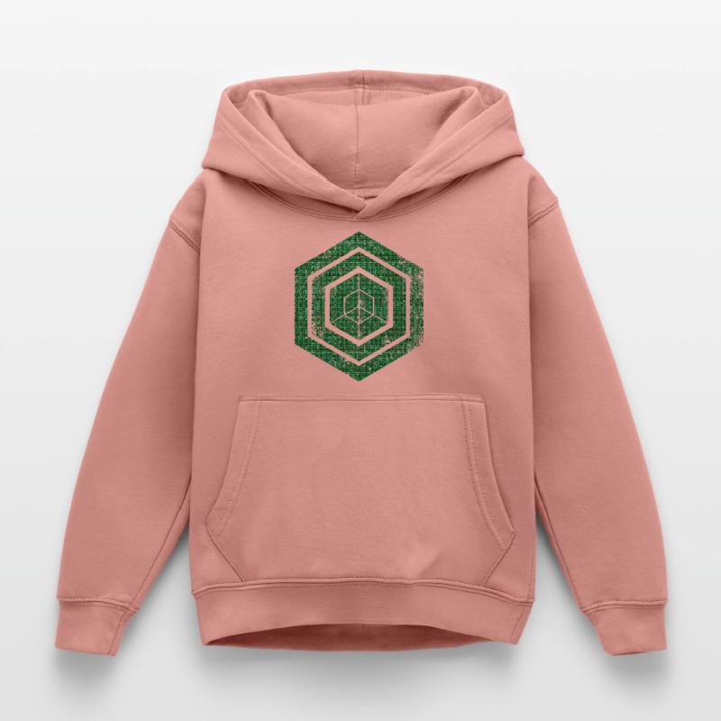 Hexagon-Programmierung Programmierer Codierung geometrisch Kinder Hoodie