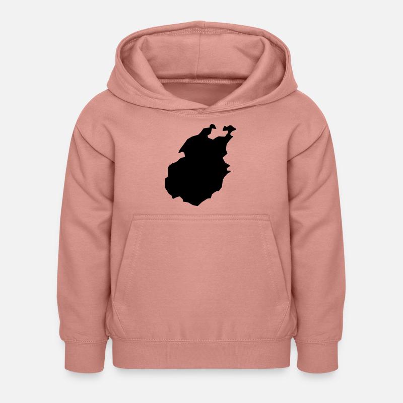 Paros - Sweat à capuche Enfant - rose poudré
