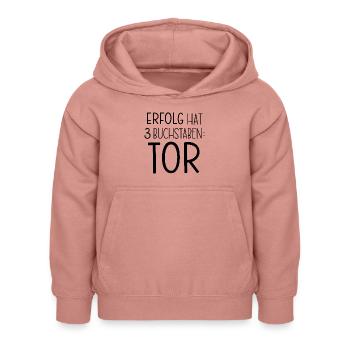 Erfolg hat 3 Buchstaben: TOR - Kinder Hoodie - Altrosa - Vorne - AI Model Kid Female (0cm)