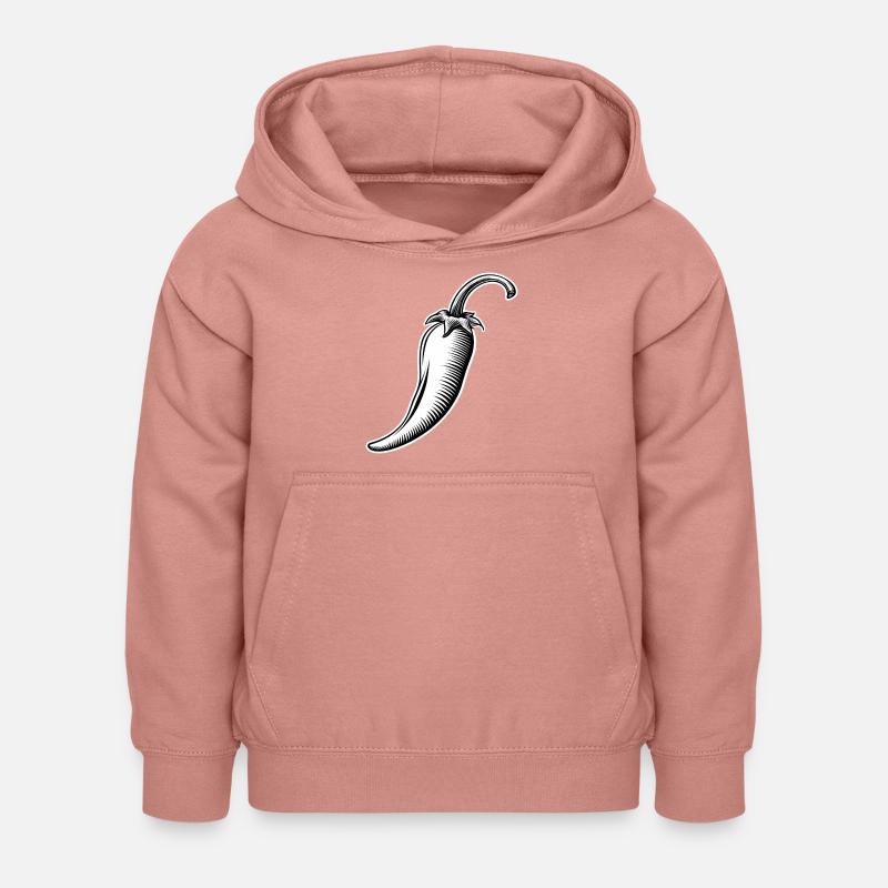 Piment - Sweat à capuche Enfant - rose poudré