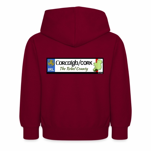 CO. CORK, IRELAND: licence plate tag style decal - Kids Hoodie