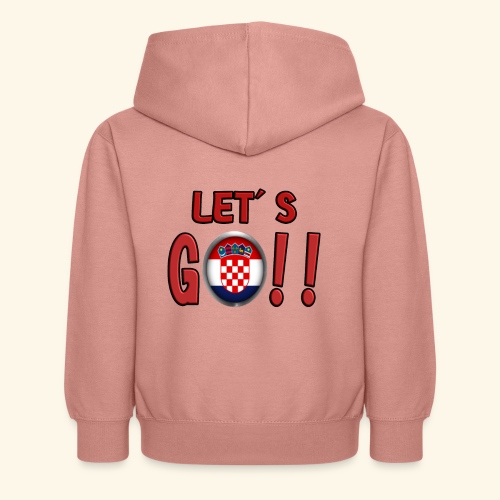 Go Croatia - Felpa con cappuccio per bambini