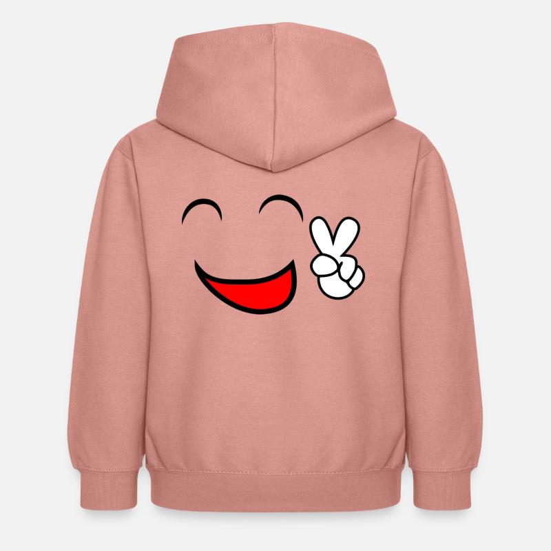 Comic Style - Sweat à capuche Enfant - rose poudré