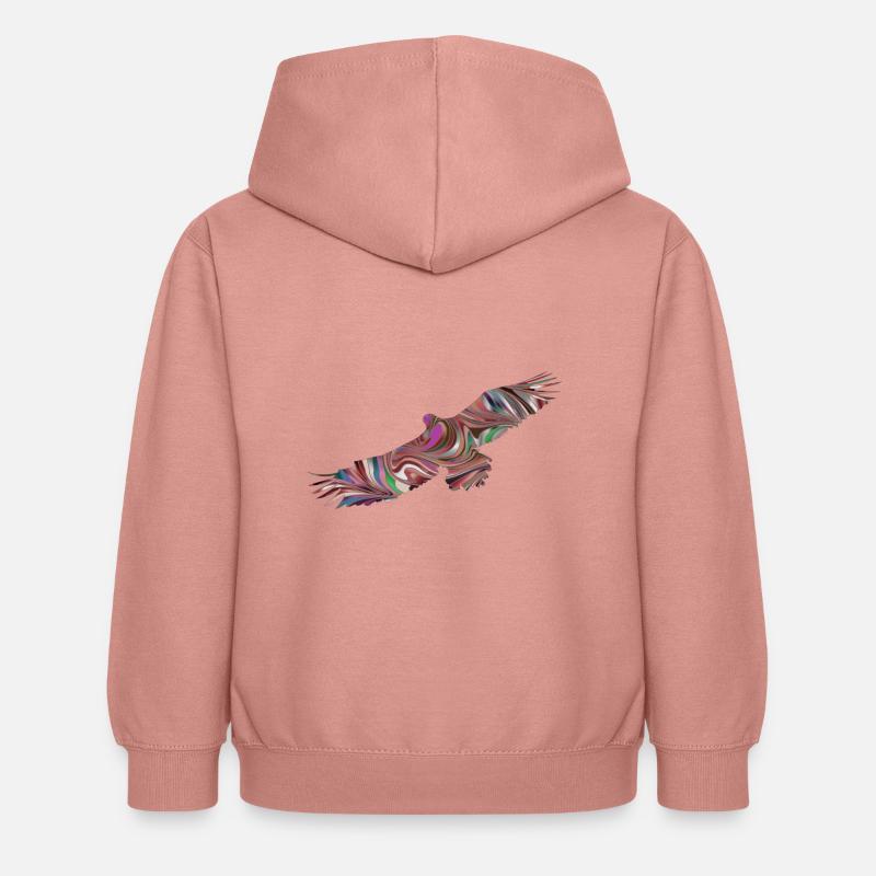 aigle - Sweat à capuche Enfant - rose poudré