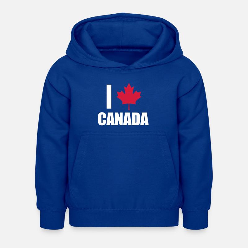 Canada - Sweat à capuche Enfant - bleu royal