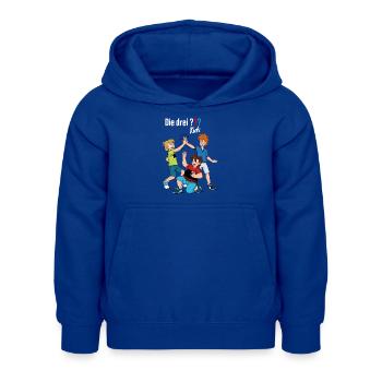 Die Drei ??? Kids Detektive - Kinder Hoodie - Royalblau - Vorne - AI Model Kid Female (0cm)