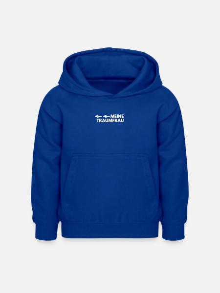 Meine Traumfrau - Kinder Hoodie - Royalblau