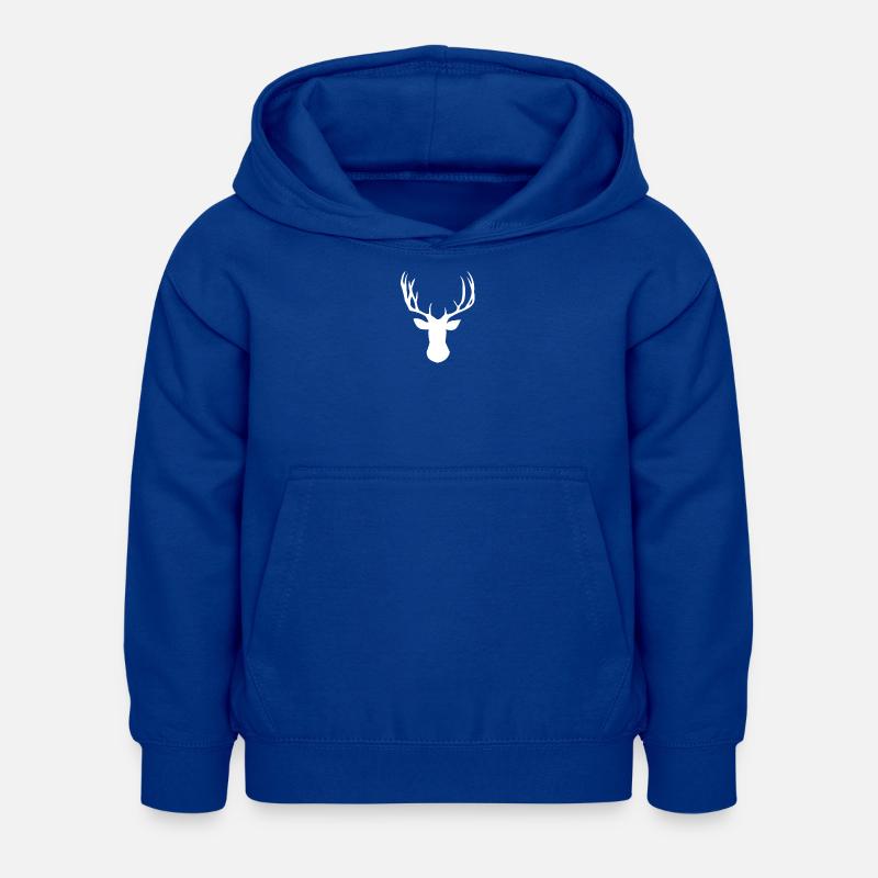 Hirsche - Kinder Hoodie - Royalblau