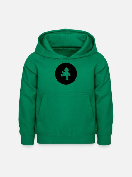 Sesamstraße Ernie Ampeldesign - Kinder Hoodie - Kelly Green