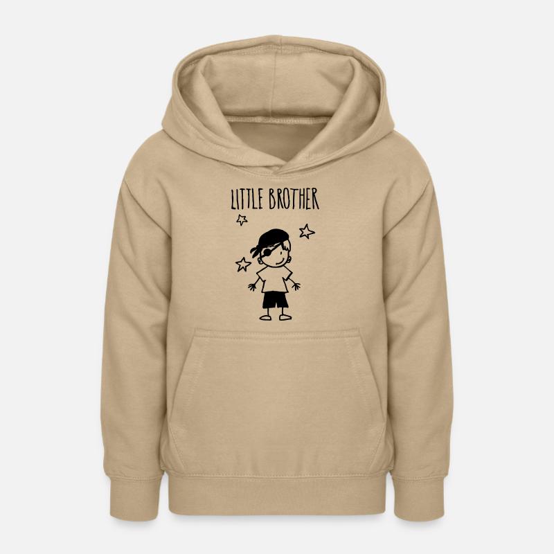 Little Brother - Sweat à capuche Ado - jaune sable