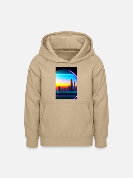 Stadt Kugel - Teenager Hoodie - Sand