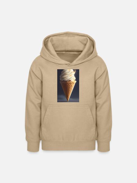 Eiscreme - Teenager Hoodie - Sand