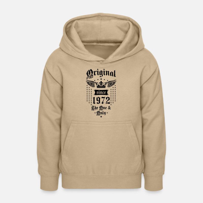 Original Since 1972 The One and Only Crown Wings - Sweat à capuche Ado - jaune sable