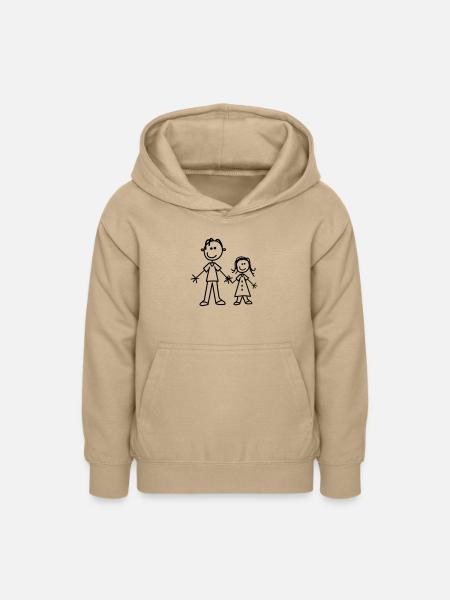 Geschwister - Teenager Hoodie - Sand