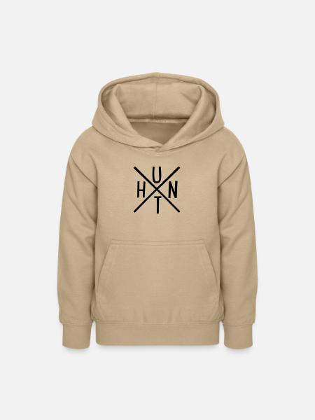 hunt - Teenager Hoodie - Sand