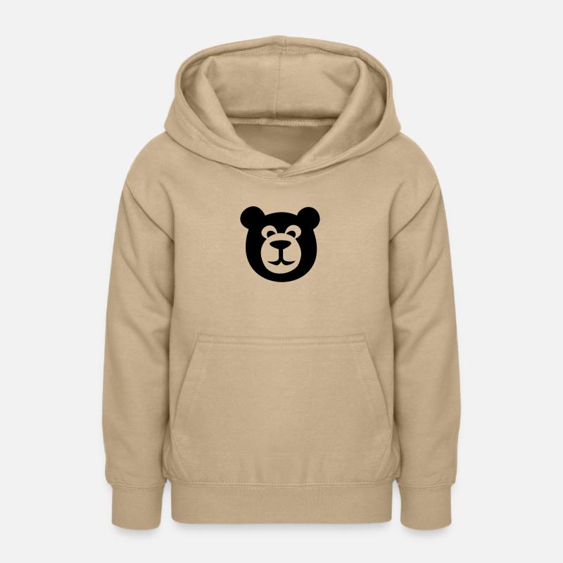 OURS - Sweat à capuche Ado - jaune sable