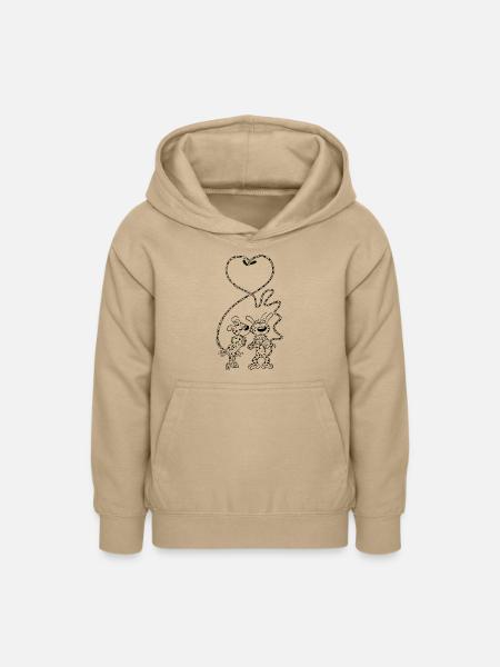 Marsupilami Herz - Teenager Hoodie - Sand