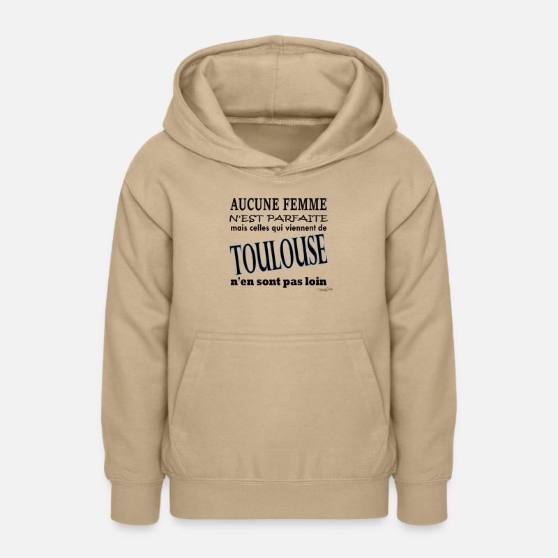 Parfaite de Toulouse - Sweat à capuche Ado - jaune sable