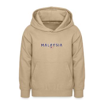 Malaisie - Sweat à capuche Ado - jaune sable - Devant - AI Model Teenager Male dark (155cm)