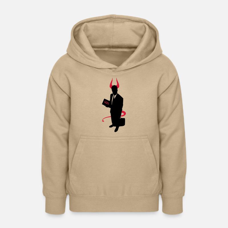 L'avocat du diable - Sweat à capuche Ado - jaune sable