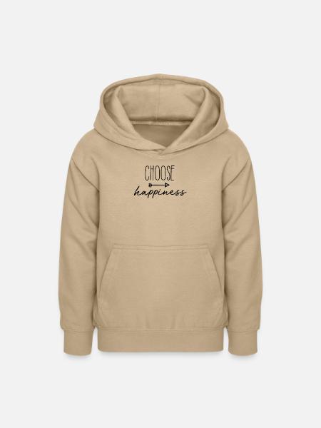 Positives Mindset Entscheidung treffen - Teenager Hoodie - Sand