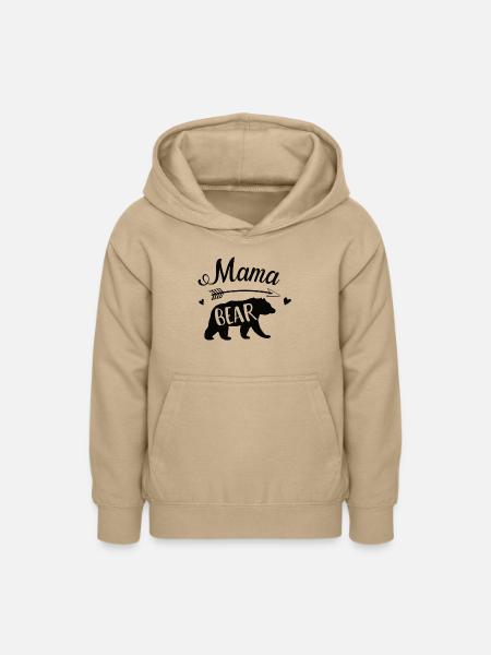 Mama Bear - Teenager Hoodie - Sand