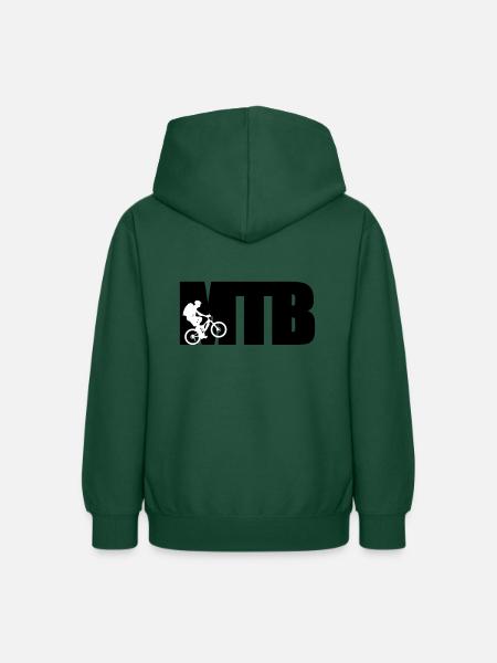 MTB - Teenager Hoodie - Flaschengrün