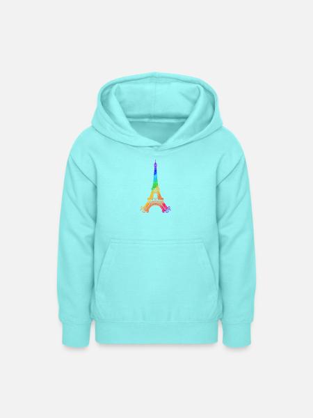 Eiffelturm - Teenager Hoodie - Pfefferminze