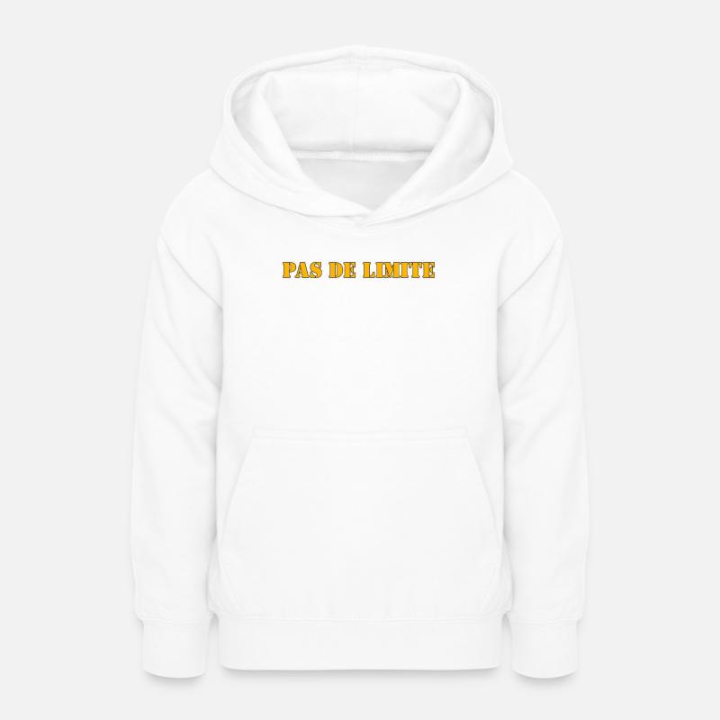PAS DE LIMITE - Sweat à capuche Ado - blanc