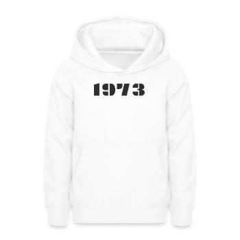 1973 - Sweat à capuche Ado - blanc - Devant - AI Model Teenager Male dark (155cm)